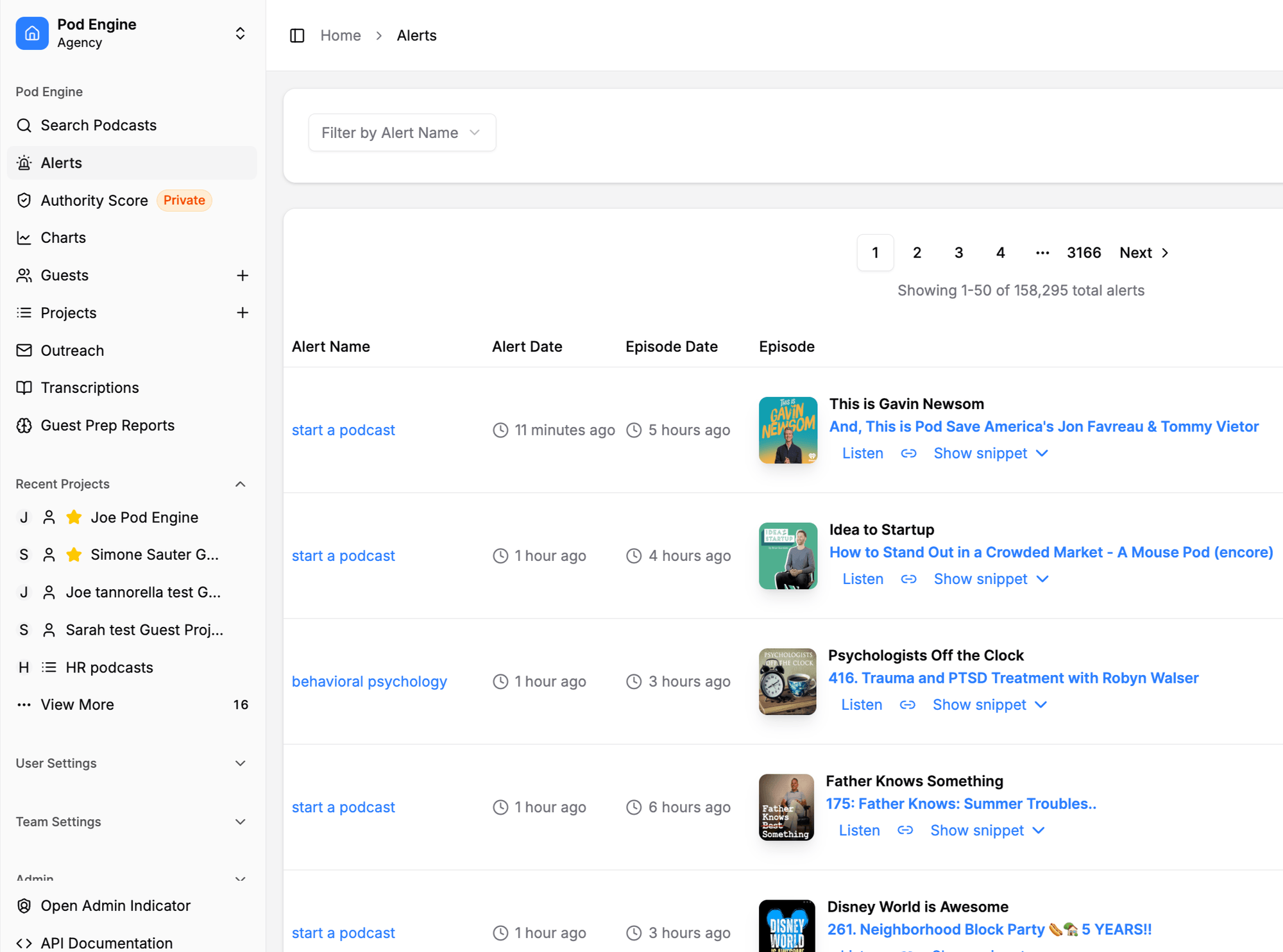 Pod Engine screenshot